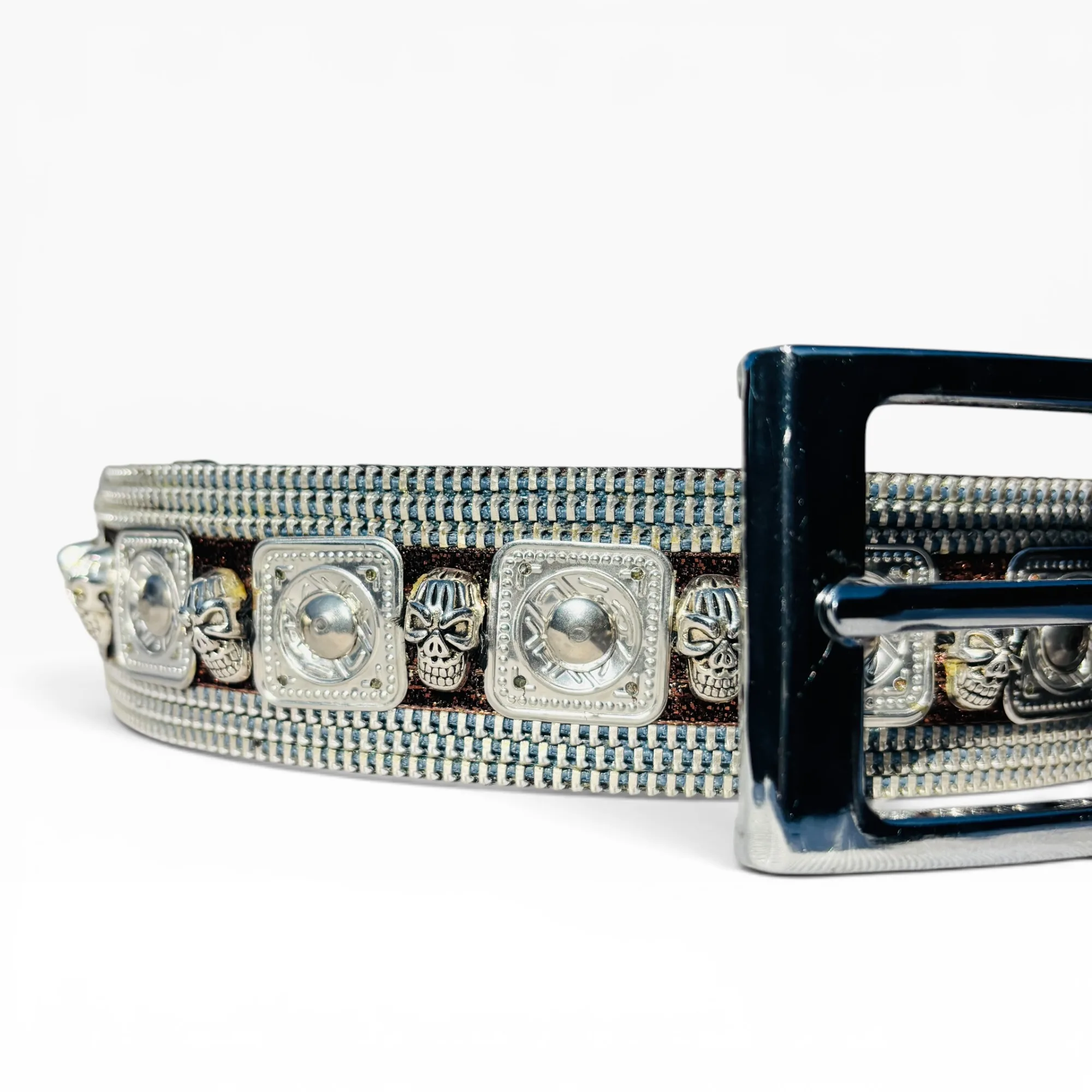 Ironclad Crypt Brown Leather Belt by Nanni Milano