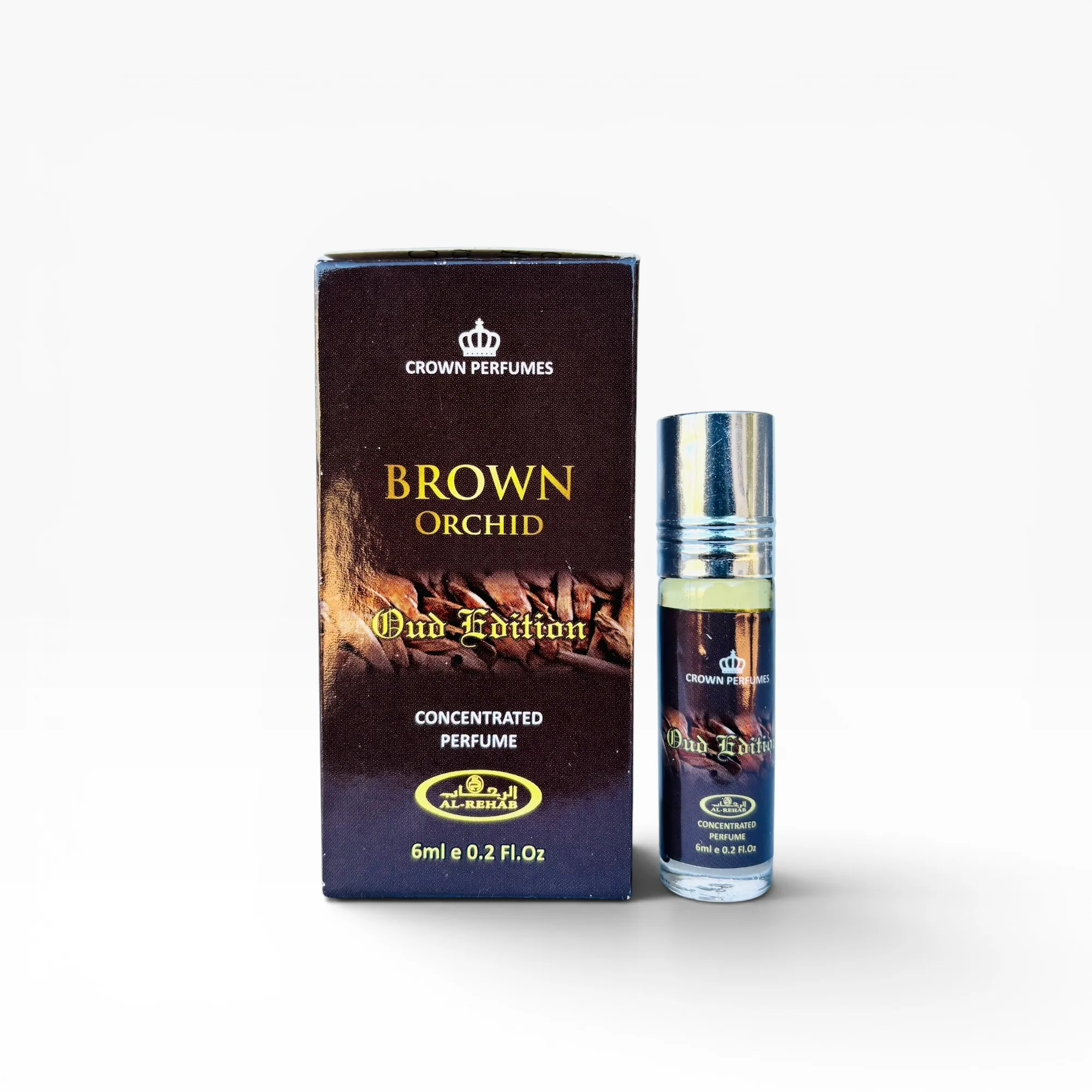 Brown Orchid Oud Edition Crown Perfumes Oil Perfume 6ml by Al-Rehab