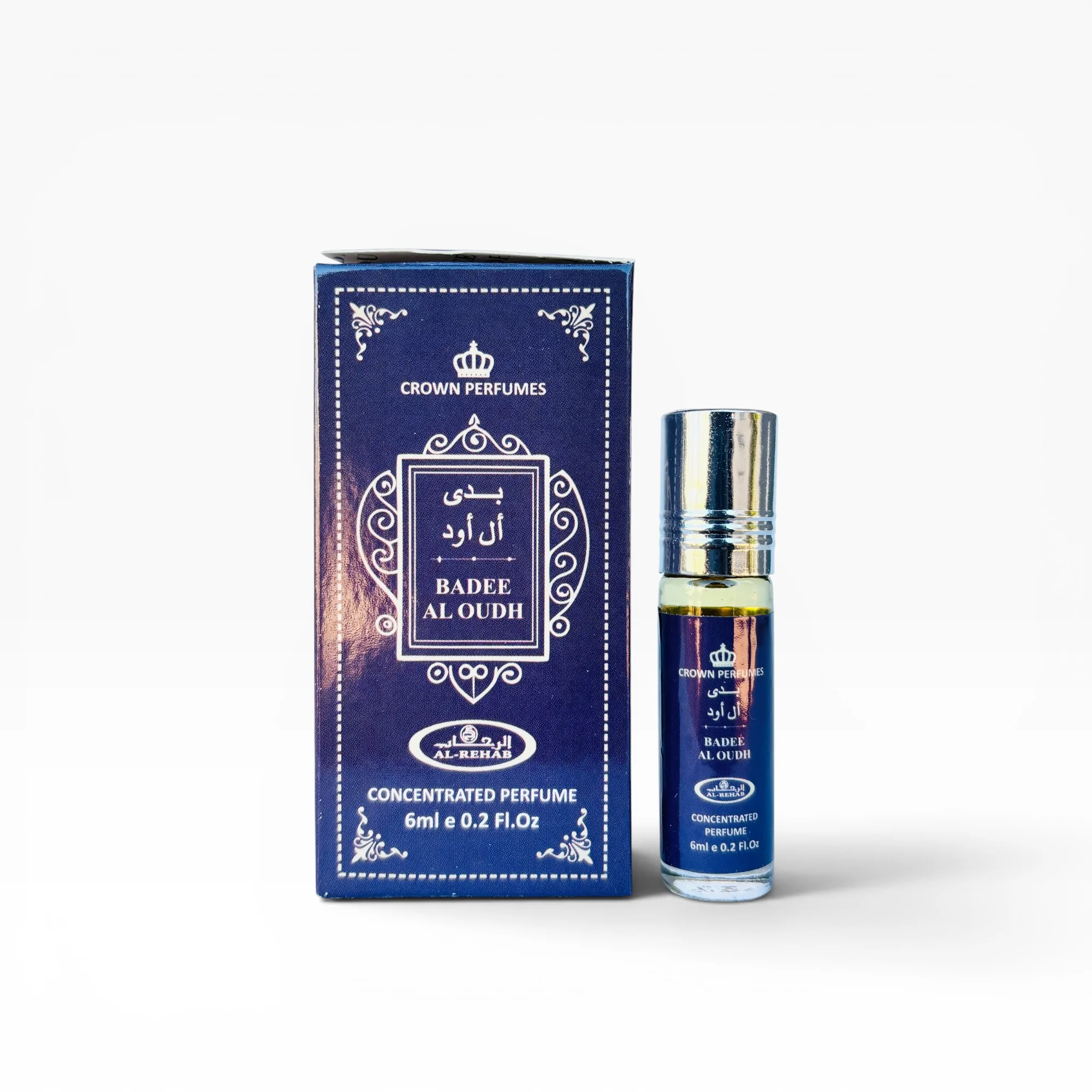 Badee Al Oudh Crown Perfumes Oil Perfume 6ml by Al-Rehab