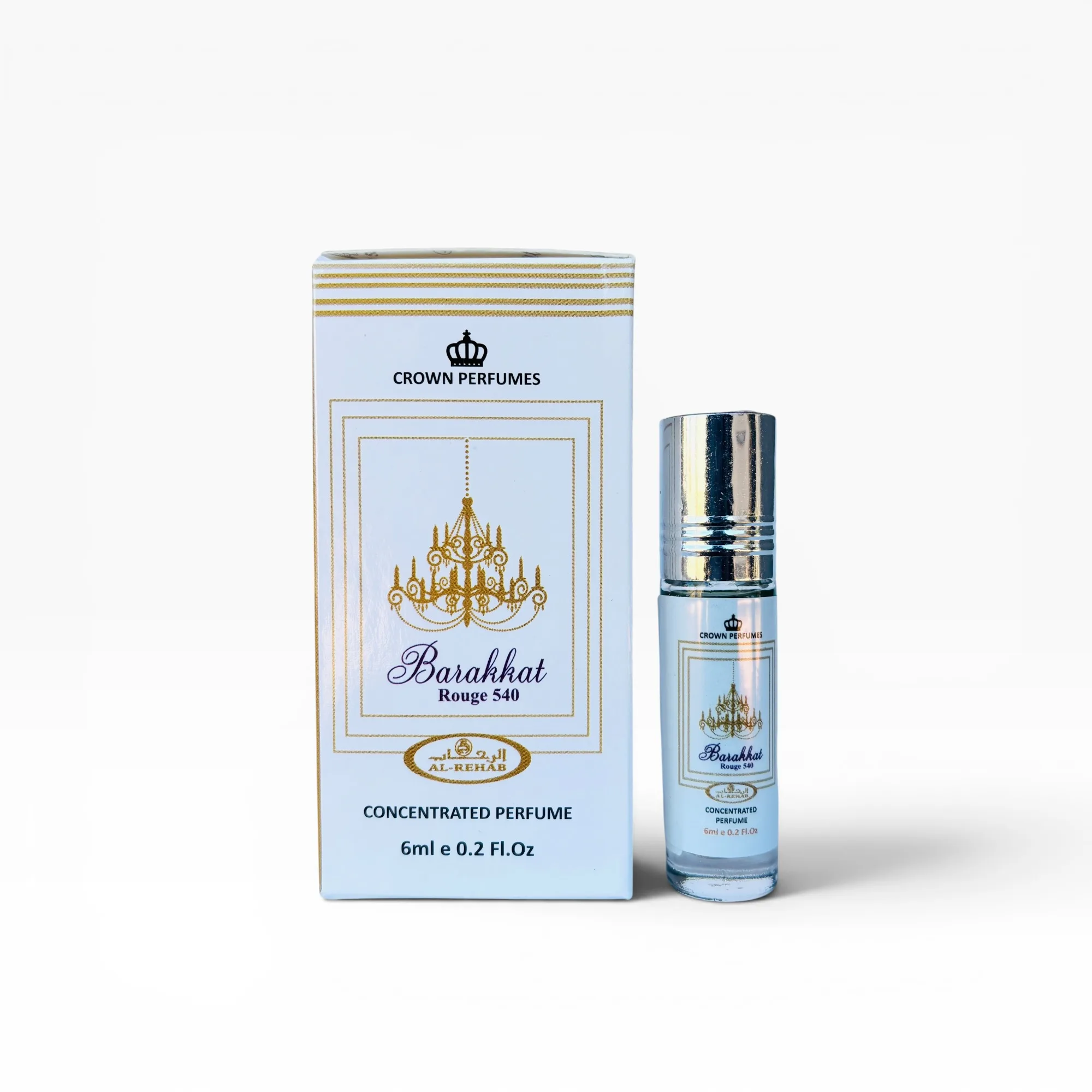 Barakkat Rouge 540 Crown Perfumes Oil Perfume 6ml by Al-Rehab